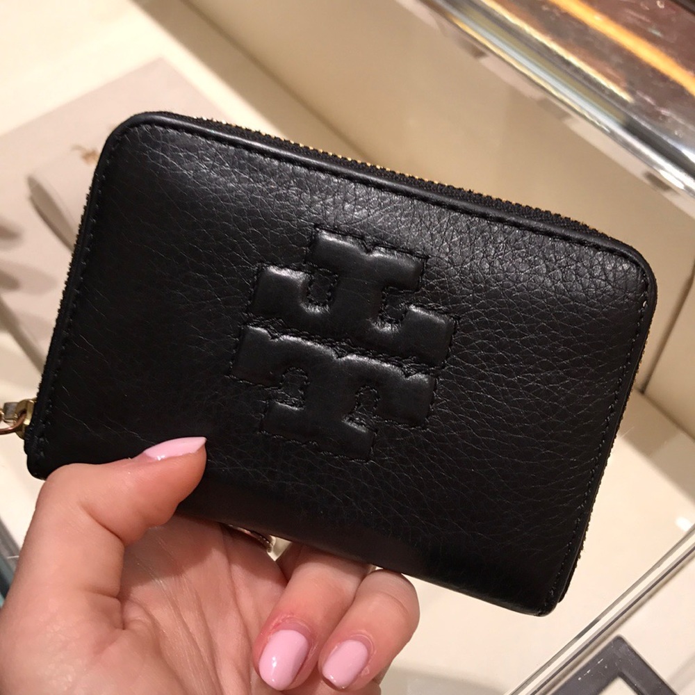 Tory Burch embossed wallet